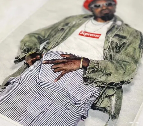 White 22FW Andr Photo XL Tee Person sleeved Short é and M Benjamin é Andr T-shirt L S Black 0802